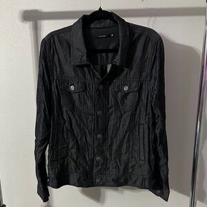 Tahari Black Jean Jacket